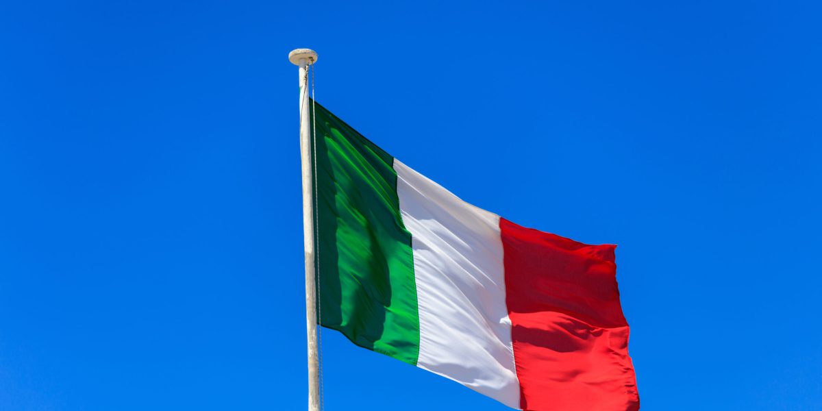 włoska flaga